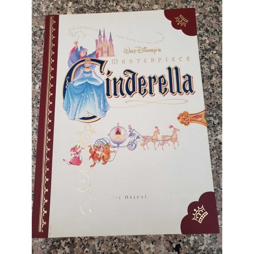 Walt Disney Cinderella Masterpiece Collection VHS Video Box Set RARE